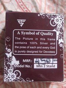 Silver Coated Laxmi And Ganesh Murti
