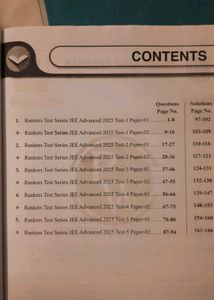 JEE Advanced Test Series Books (2025 &amp; 2026)