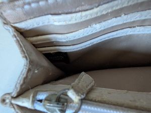 Authentic Coach Signature Canvas Zip-Around Wallet