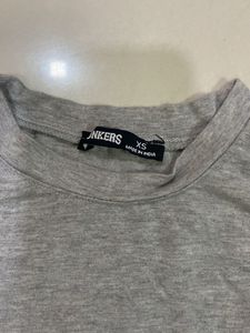 Grey Long Sleeve fitted Top