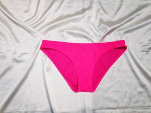 🇳🇿💫🎀Vibrant Pink Ribbed Bikini Bottom