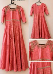Blush Pink Embroidered Gown