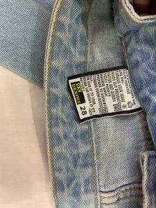Ribbed Straight Jeans