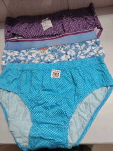 Pack of 3 Women's Cotton Briefs
