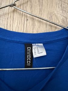 Blue "New York U.S.A" Crop Top