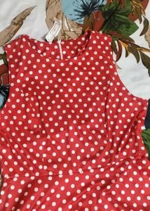 Retro Red Polka Dot Dress