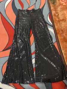 H&M Sequin Flared Pants