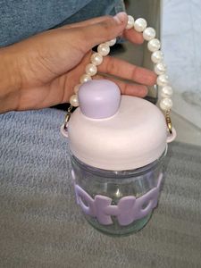 Cute Pearl Accent Jar Bag