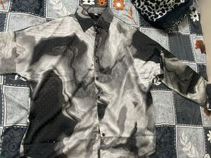 Women’s Stylish Marble Print Shirt