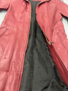 Burgundy Leather Jacket