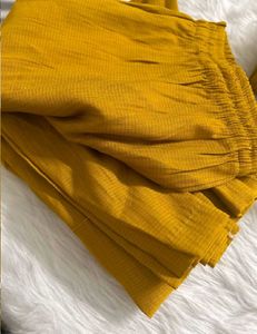 Elegant Yellow Kurta Set with Embellishments