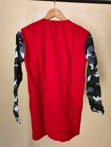 Red Camo Long Sleeve T-Shirt