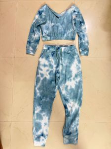 Tie-Dye Ribbed Cord Set