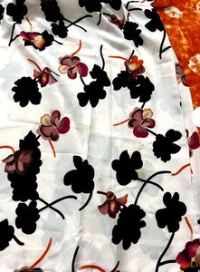 Chic Floral Black Midi Dress