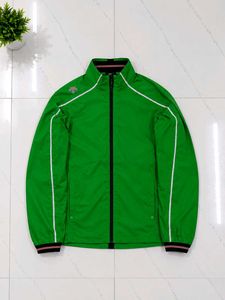 Green Descente Track Jacket