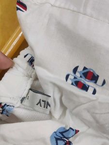 Cotton Top With inbuilt pads &amp; zip