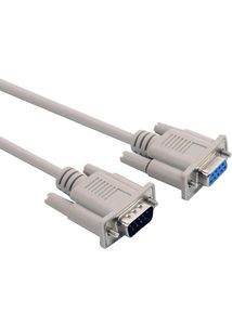 9-Pin Serial RS232 Extension Male to Female Data C