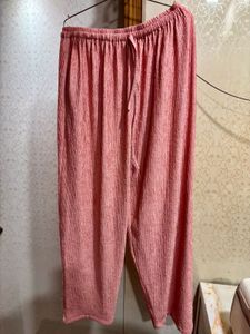 Chic Pink Cord Set with Lace Detail