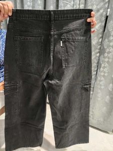 Stylish Black Cargo Jeans