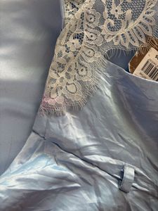 Brand New Origami light blue satin dress