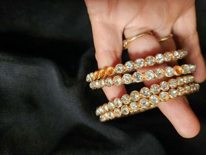 Sparkling Stone Bangles