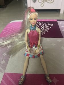 Barbie Doll with Pink Hair