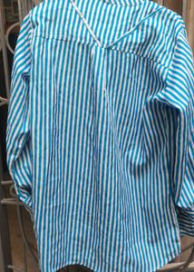 Striped Blue &amp; White Shirt