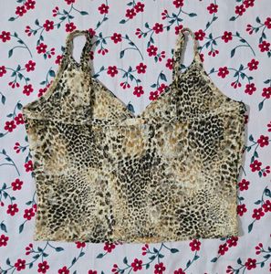 Leopard Print Crop Top