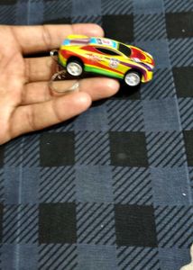 Colorful Sports Car Keychain