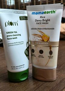 Plum Green Tea & Mamaearth ricewater nd niacinamid