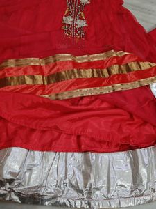Heavy Work Party Wear Flared Anarkali Suit