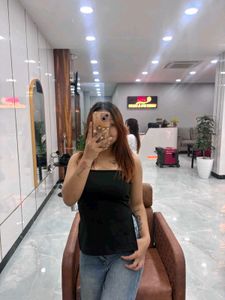 Black Strapless Tube Top