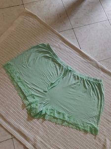 Kiabi Comfy Lace Trim Sleep Shorts