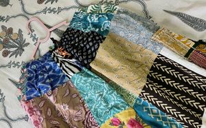 Boho hippie Patchwork Palazzo Pants
