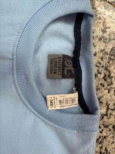 Light Blue Crew Neck Sweatshirt