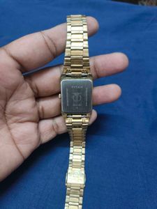 Titan Golden Analog Watch