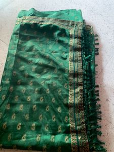 Emerald Green Paisley Dupatta