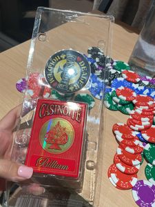 Poker Set with a Carpet