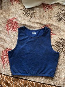 Blue Athletic Tank Top