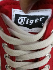 Red Onitsuka Tiger Shoes