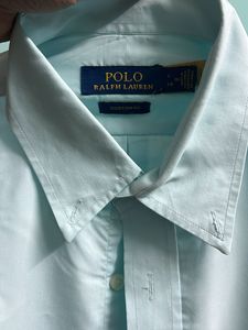 Ralph Lauren Men's Light Blue Button-Down Shirt