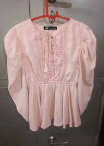 Cute Pink Crop top for women(with Freebie)