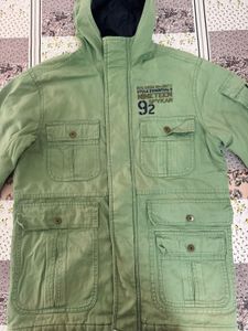 Spykar Men's Olive Green Military Style Jacket