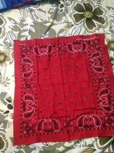 Red Paisley Bandana rumal