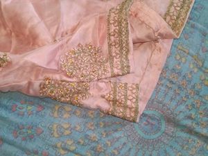 Stunning Pink Embroidered Lehenga Set