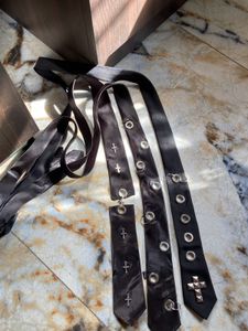 unisex customised tie set of three