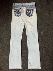 ECKO RED Distressed Light Wash Jeans bootcut