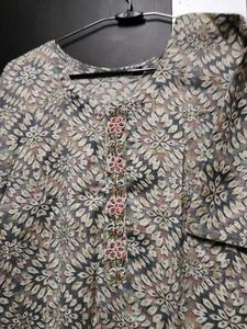 Designer Printed Cotton Kurta