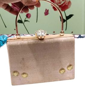 Sparkly Gold Clutch Bag
