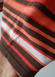 Striped Long Sleeve Warm top
